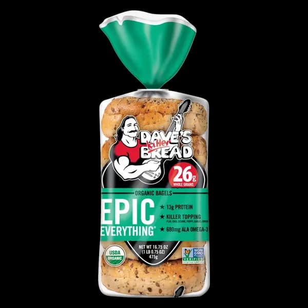 Dave's Killer Bread Bagels Epic Everything