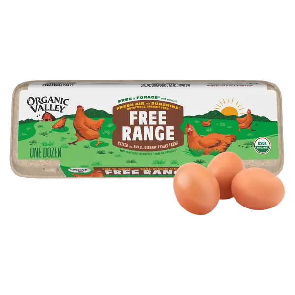 Organic Valley Oeufs Free Range (douzaine)