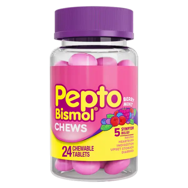 Pepto-Bismol Pastilles a Macher Berry Mint