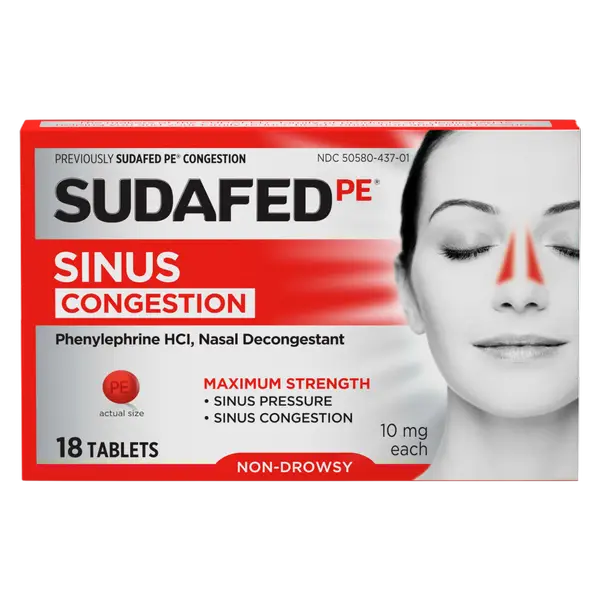 Sudafed PE Congestion Sinusale